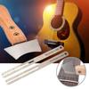Guitar Fret Crowning File Set with Fingerboard Guards Guitar Luthier Tool Multipurpose Sawteeth Instruments Tools