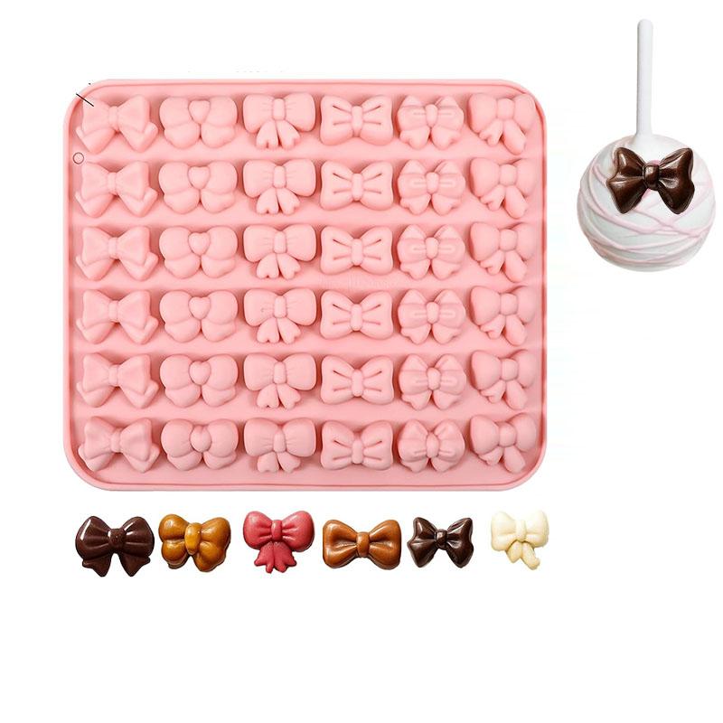 Silikonová forma na mašličky Čokoláda Cukrová bonbónová mašlička Řemeslná forma Topper na cupcake Dekorace na cake pops Kuchyňské potřeby na pečení
