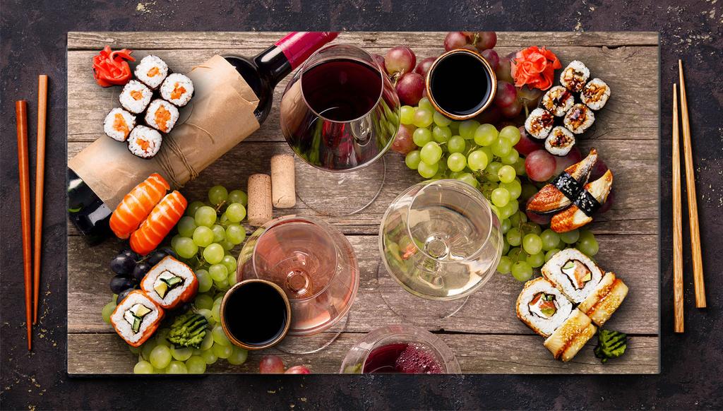 Szklana płyta ochronna na kuchenkę 90x52 Wino