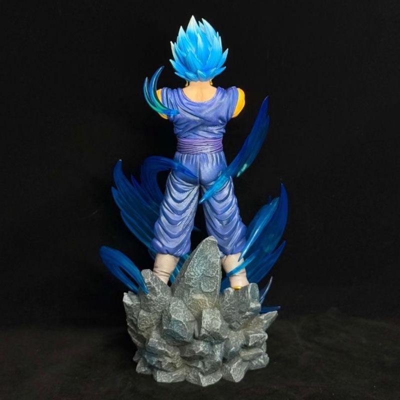 33cm Dragon Ball Vegetto Super Saiyan Blue Stehend Anime Figur Modell Statue Jungen Sammlung Desktop Dekoration Ornament Spielzeug