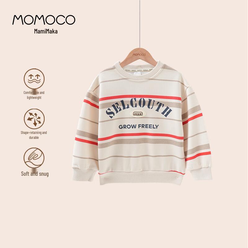 MOMOCO Boys  Striped Sweatshirt 130