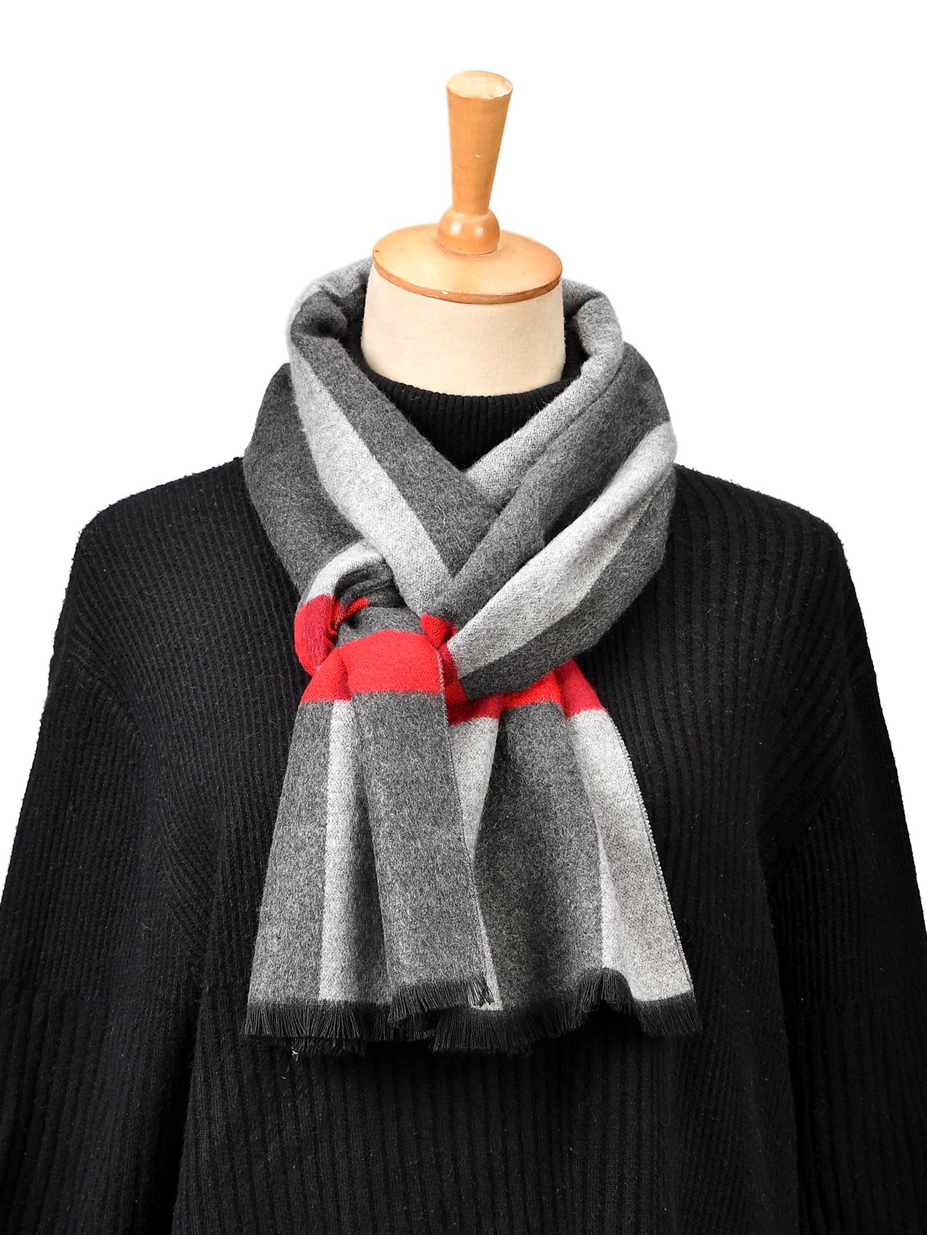 

Зимний мужской шарф-пашмина с полосатым принтом, клетчатые шерстяные шали, роскошный теплый шарф-муфта, мягкие шарфы, шарф с бахромой, как кашемир