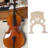Wood Cello Bridge Handcrafted Tone Enhancing Maplewood Cello Bridge Wood Texture for Enhancing Acoustic Resonance