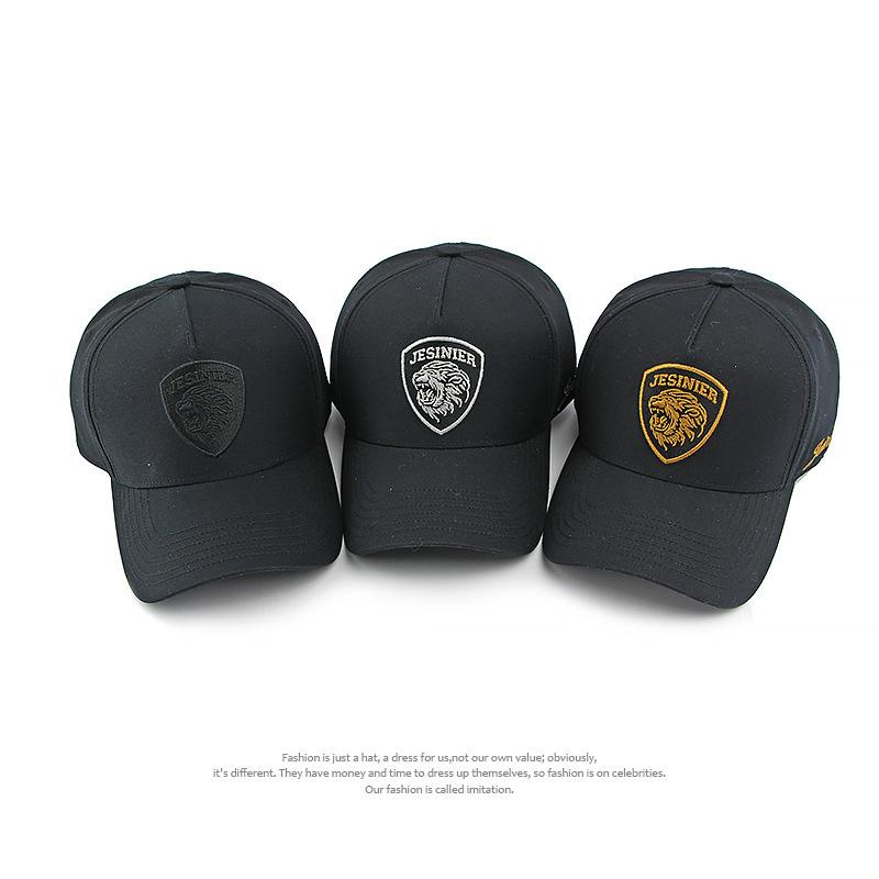 Módní klobouk Pánská bavlněná prodyšná vyšívaná baseballová čepice