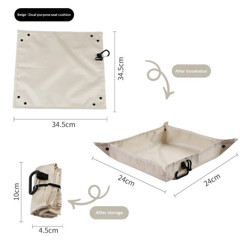 Folding Seat Cushion Portable Ultra Light Moisture Proof Small Pad for Students Outdoor Activities Camping Hiking Travel
