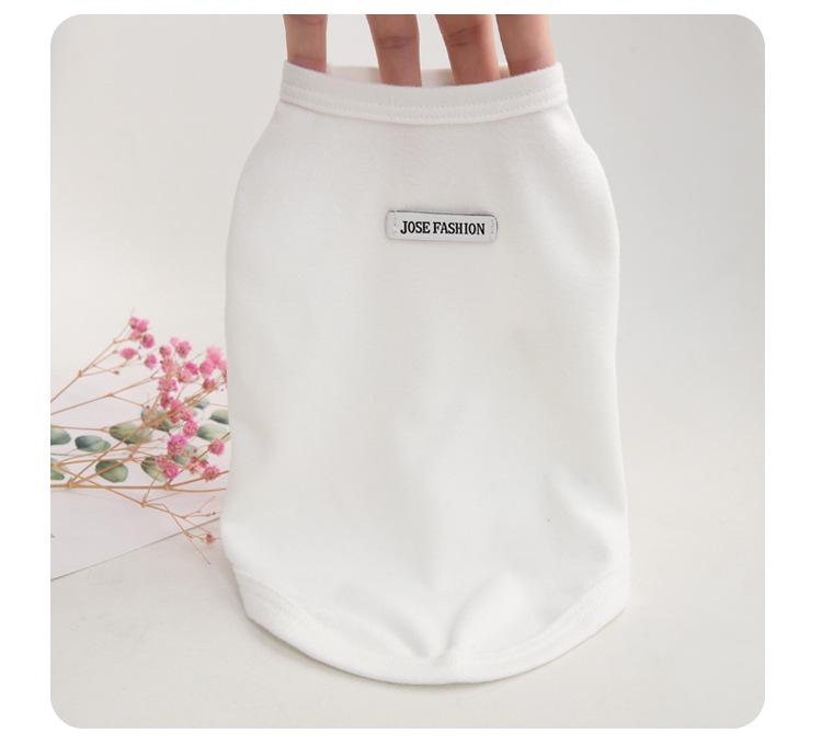 

Жилет из флиса с подкладкой, плюшевый мишка, панда, кошка для маленьких собак M Chest 38 Back 30 (4-6 lbs) белый