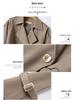 2024 Autumn British Style Women's Windbreaker: Fashionable, Slim Waist, Lapel Short Coat