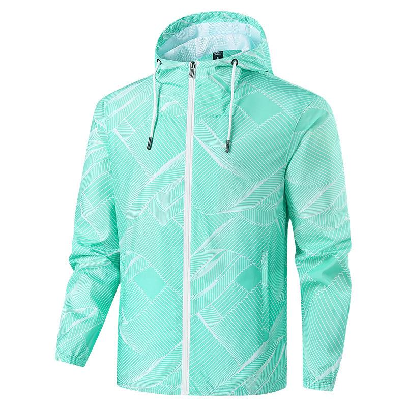 Men's Spring and Autumn Versatile Loose Thin Casual Hooded Windproof Sports Mountaineering Top