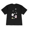 WOMENs Black Short Sleeve Tshirt Korean Fashion Casual Cute Rabbit Print Crew Neck Tee Retro Y2K Style Tops for Daily Wear