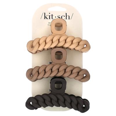 Kitsch, Kettenkrallenklammer, neutral, 3er-Set