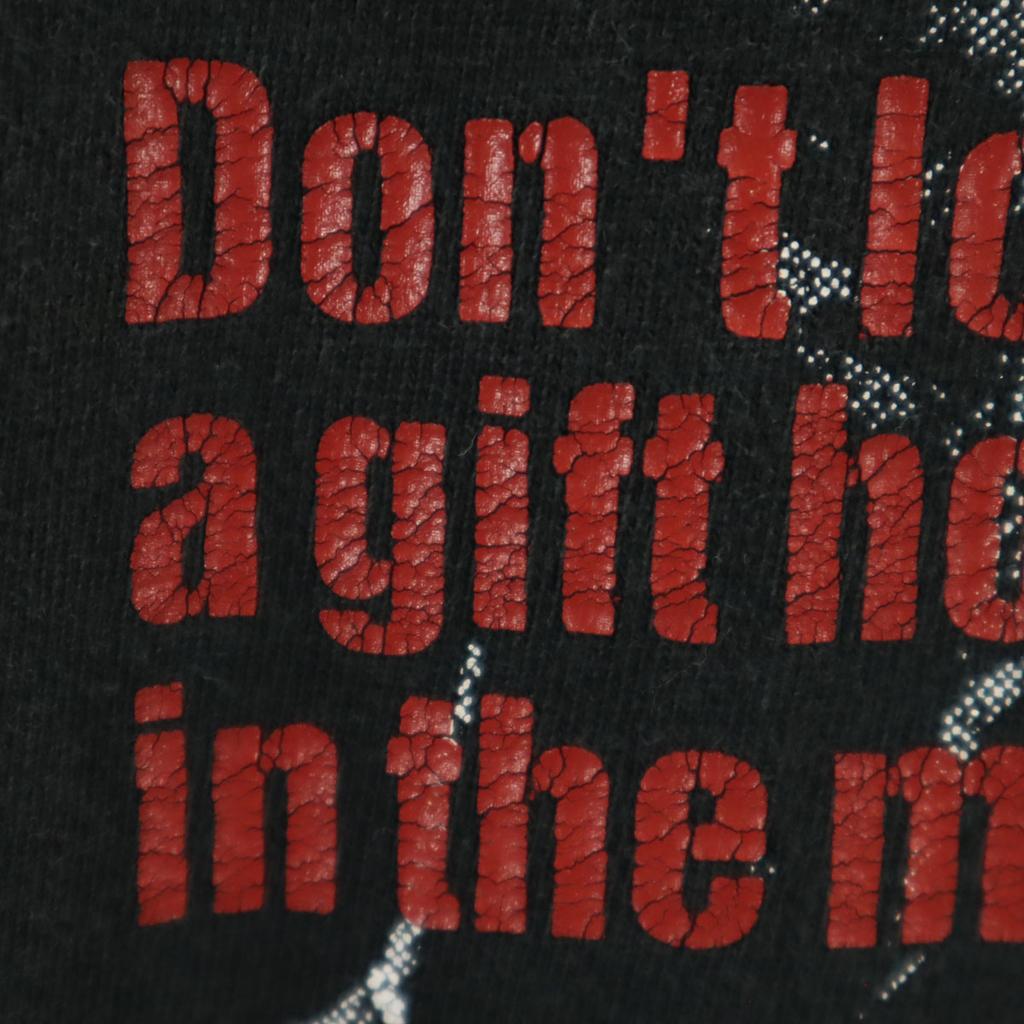 T-shirt z krótkim rękawem czarny Męski Używany
