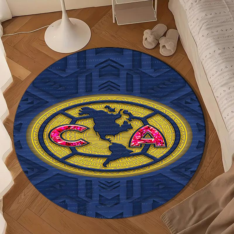 Club America Emblem Round mat, Anti-slip Circle Carpet Chair rug For livingroom,Bedroom, doormat home decor Gift Christmas Gifts