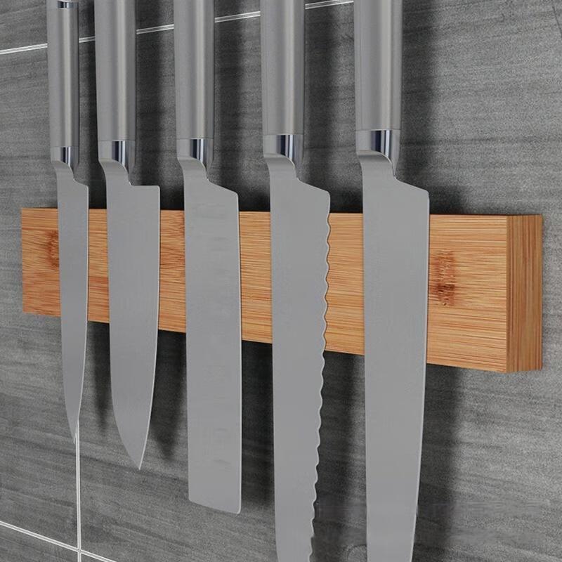 Bamboo Magnetic Knife Holder