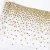 5pcs Gold Dot Table Cloth for Events Disposable Table Cover Ideal Tablecloths for Party Decorations Dining Wedding & Holiday