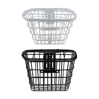 Bike Basket Quick Release Bike Accessories Adjustable Rustproof Water Resistant Electric Bike Basket for Man Boys Woman Girls
