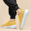 Fashion 2025 Yellow Running Shoes Men Athletic Walking Sneakers Mesh Super Lightweight Breathable Footwear Outdoor Sports Jogging Shoes