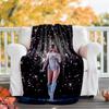 TS Fan Flannel Blanket Soft All-Season Throw, Design for Camping, Car Travel, Hiking Sofa, Bed, Office Perfect Gift for Parties