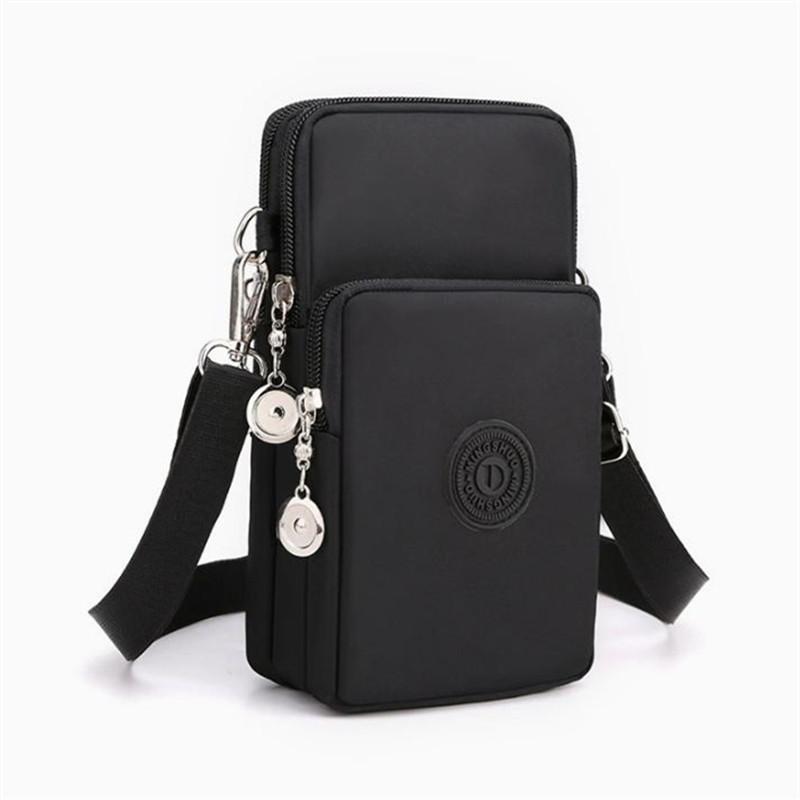 Stilvolle Beige Crossbody Sling Tasche mit Mehreren Taschen Leichte Handy-Geldbörse mit Verstellbarem Riemen Umhängetasche für Damen für den Täglichen Gebrauch
