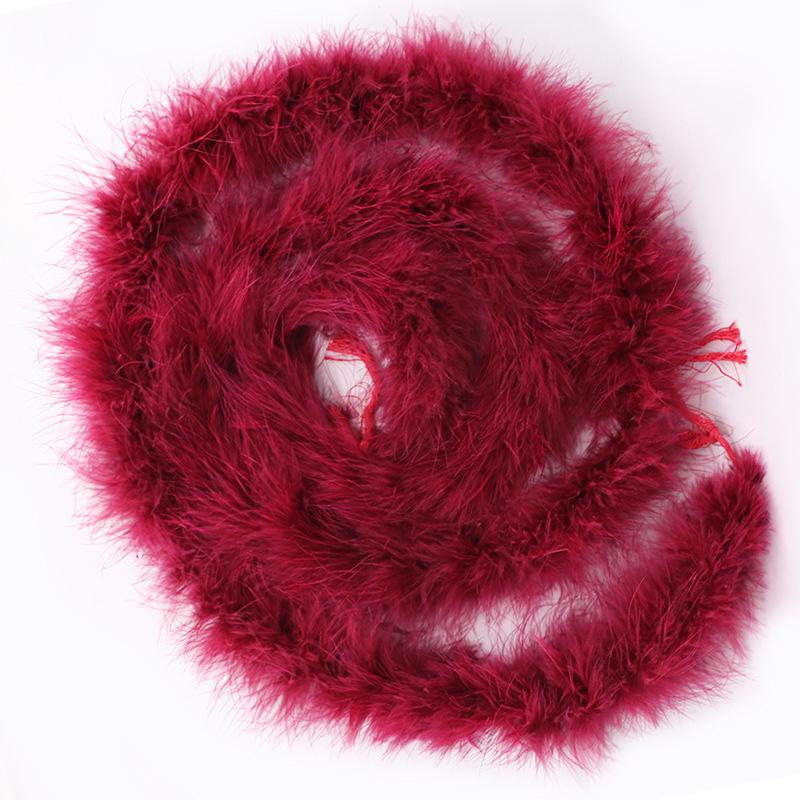 Colorful Turkey Feather Trim, 16g Single Layer for Clothing, Latin Dance Accessories, and Graduation Design