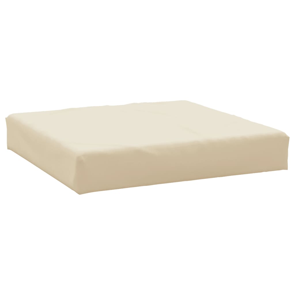 3 Piece Pallet Cushions Beige Oxford Fabric