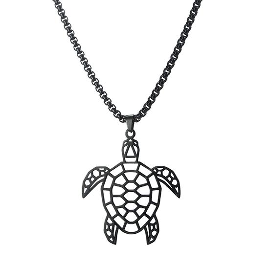Cazador Animal Necklace for Men Women Stainless Steel Turtle Pendant Necklace Jewelry Gift Trend 2025 Birthday Gift Wholesale