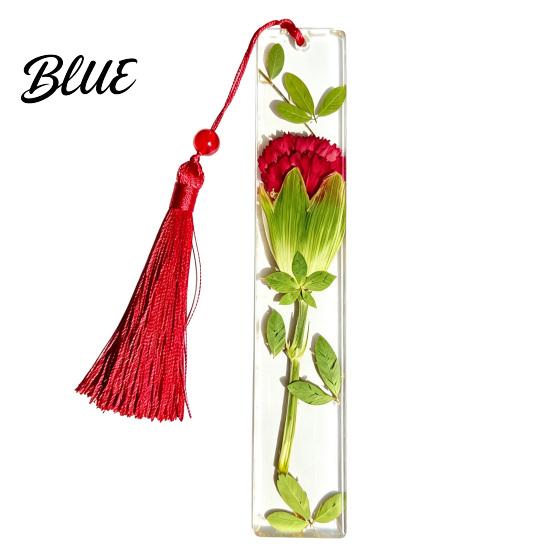 Scrapbook Bookmark Real Flower Resin Bookmark 12 Months Dried Page Marker