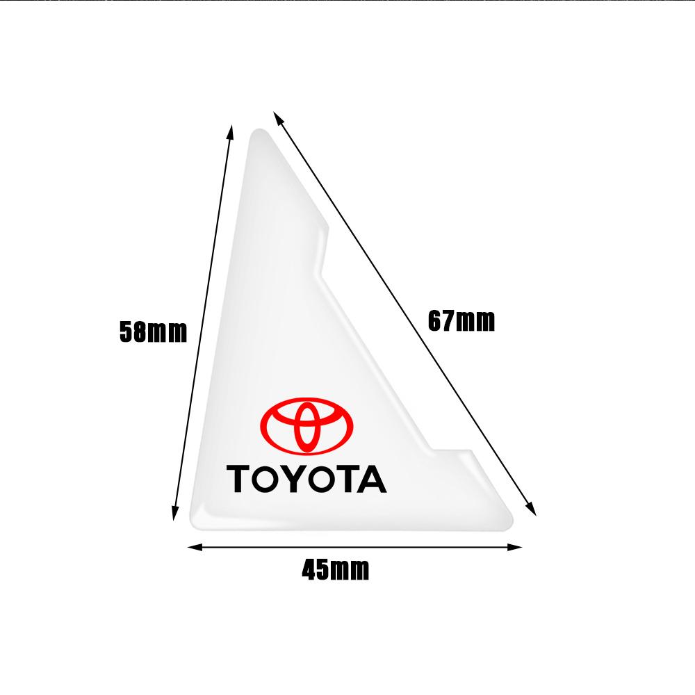 

2 PCS Silicone Car Door Corner Cover Anti-Scratch for Toyota Cars