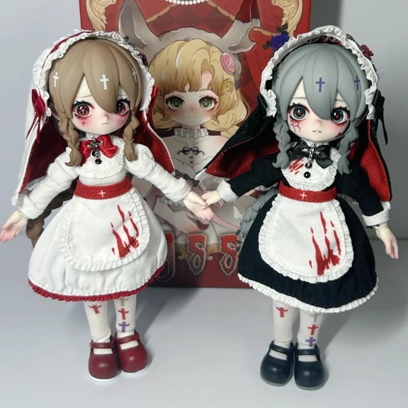 Genuine New Nyssa Bizarre Nightmare Series Kawaii Anime Action Figure 1/12 Bjd Toy Blind Box Surprise Doll For Girls Custom Gift