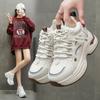 Dad Shoes Girl 2025 Spring and Autumn New Popular Small Versatile Fashion Soft Sole Height Increase Casual Sneakers