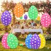 6-18PCS Easter Inflatable Egg Balloon 16 Inch Blow Up Yard Decor for HolidayParties Home Celebration and FestiveEvent Decoration