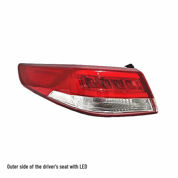 Compatible with Kia K5 2016-2018 Rear Tail Light Assembly, LED Anti-Collision Warning Light, High-End & Low-End Models