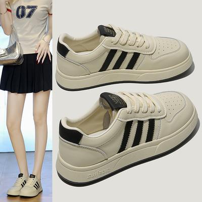 Mesh Breathable Little White Shoes Women's 2025 New Popular Summer Thick-soled Versatile Mesh Shoes Casual Women's Shoes Board Shoes