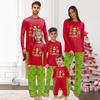 Christmas Prints Family Matching Long Sleeve Tops+Pants Set Family Matching Sets