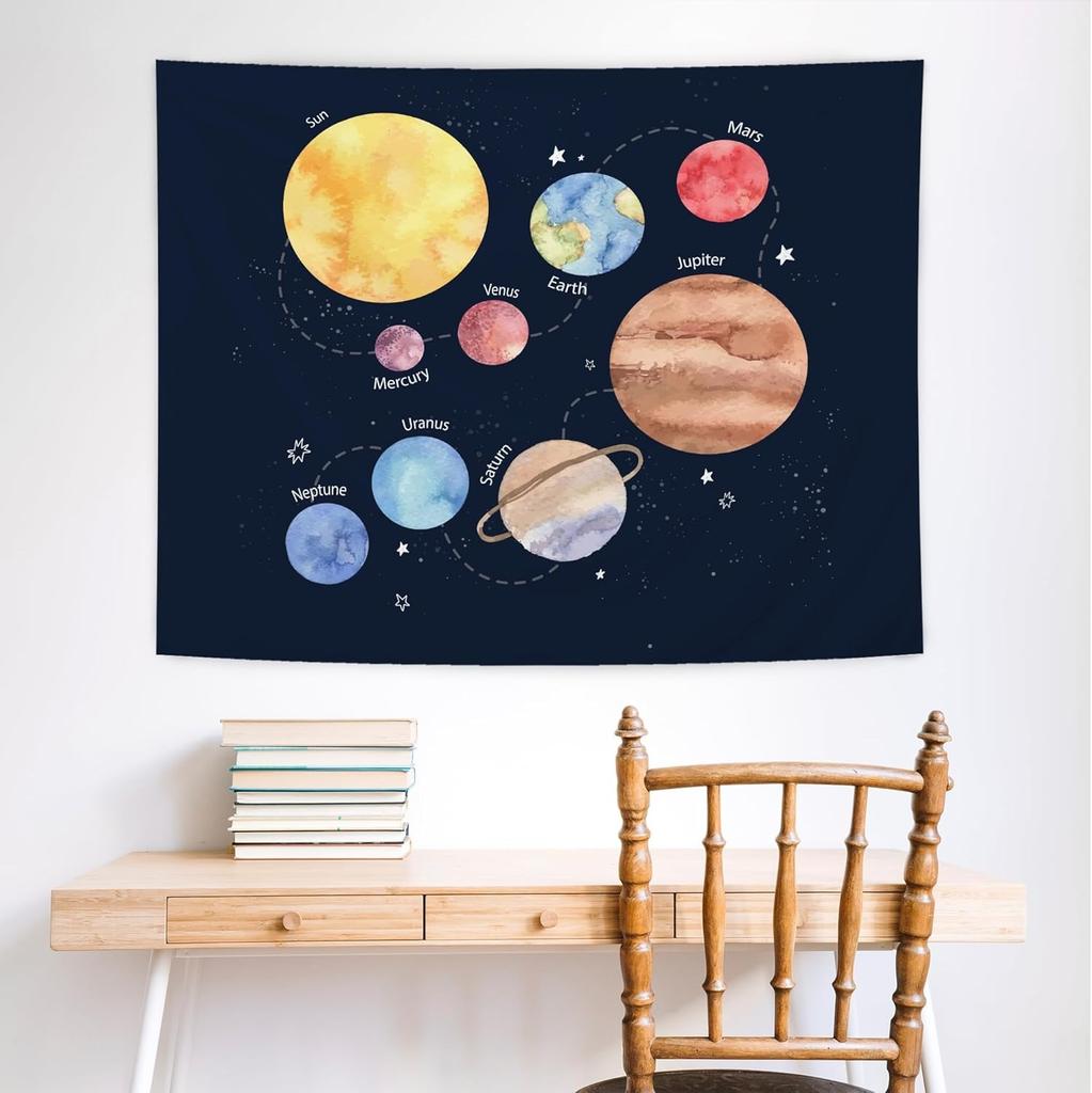 1pc Positive Affirmations Tapestry Multiple Sizes 2D Print Mental Wellness Design Polyester Fabric Wall Decor Counseling Room