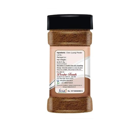 Polvere di Chiodi di Garofano Desire, 100g | Polvere Naturale di Laung Lavang per Cucinare, Cuocere al Forno, Curry e Usi Ayurvedici | Qualità Premium, Spezia Aromatica