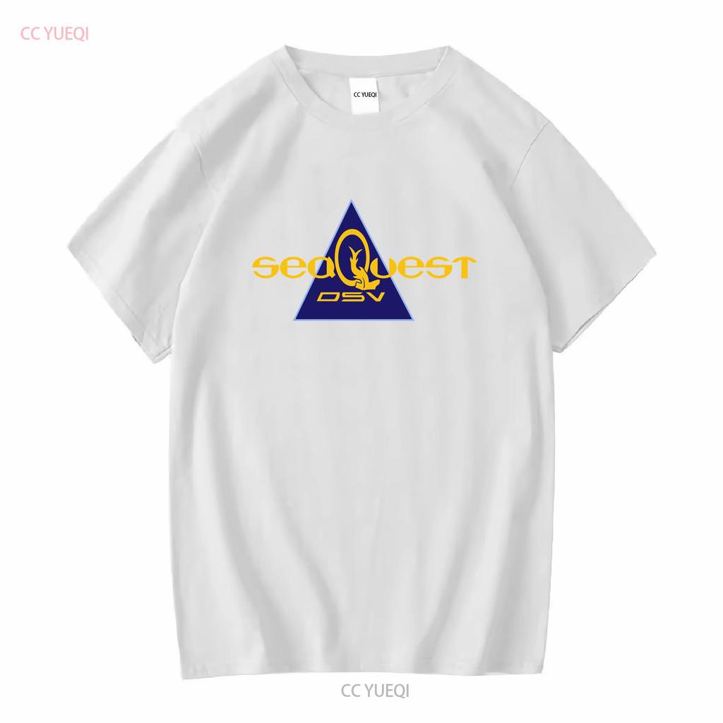 SeaQuest DSV T Shirt long or short sleeves vintage Washed Versatile Comfortable designer clothes Casual Unisex Slightly graphic