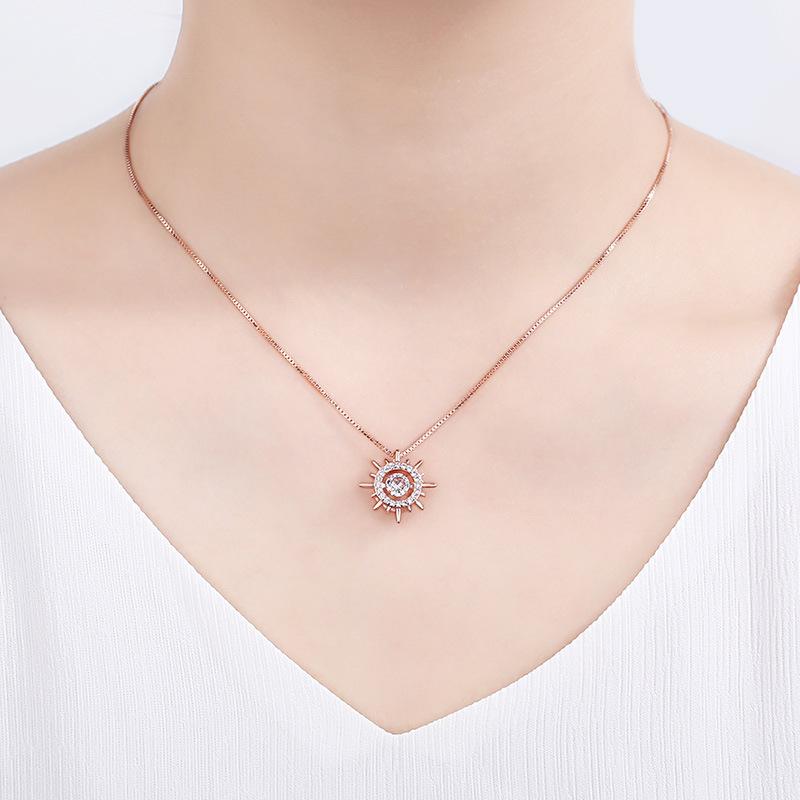 Lindon Women Necklace Pendant Copper Alloy Zircon Fashion Gift