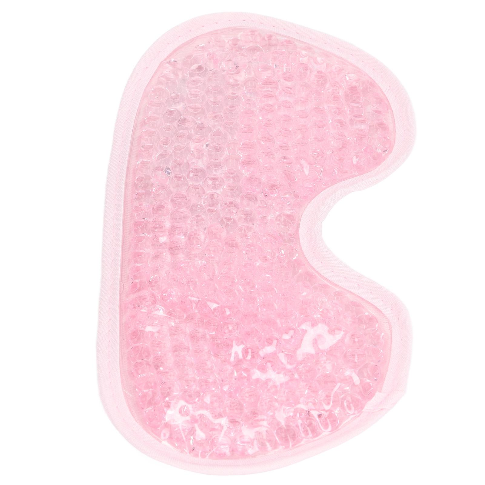 

Cooling Eye Cover Stress Relief Relax Cold Hot Compress Reusable Plush Back Cold Eye Cover Pink розовый