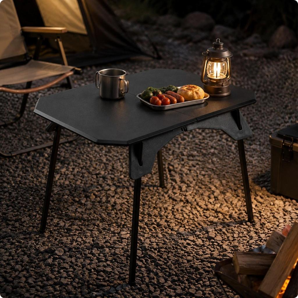 Lightweight Folding Camping Table with Carrying Bag Aluminum Camp