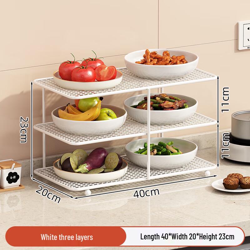 

3-Tier Multi-functional Kitchen Meal Prep Organizer