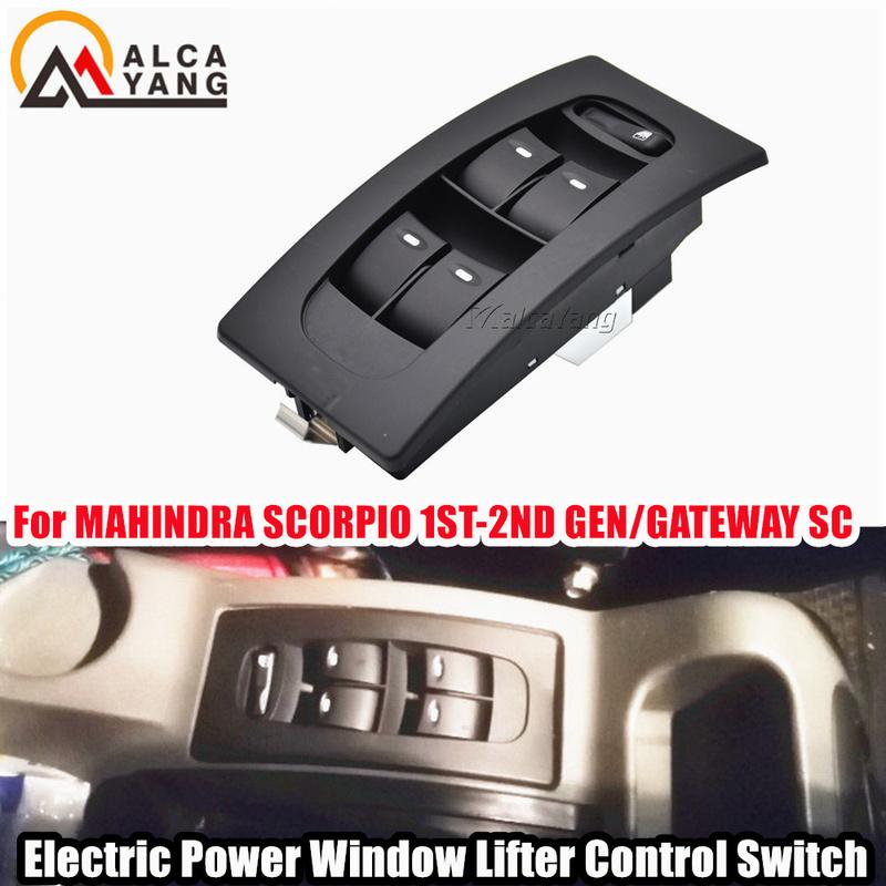 New 10 Pins Car Auto Electric Power Window Switch Replacement Accessory For MAHINDRA SCORPIO 1ST-2ND GEN/GATEWAY SC