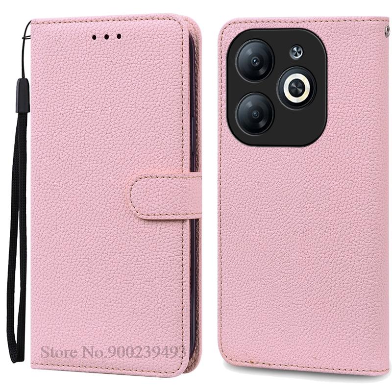 For Infinix Smart 8 / Smart 8 Pro Case Wallet Leather Flip Cover For Infinix Smart 8 Case 8 Plus X6525 X6525D X6525B Phone Cover