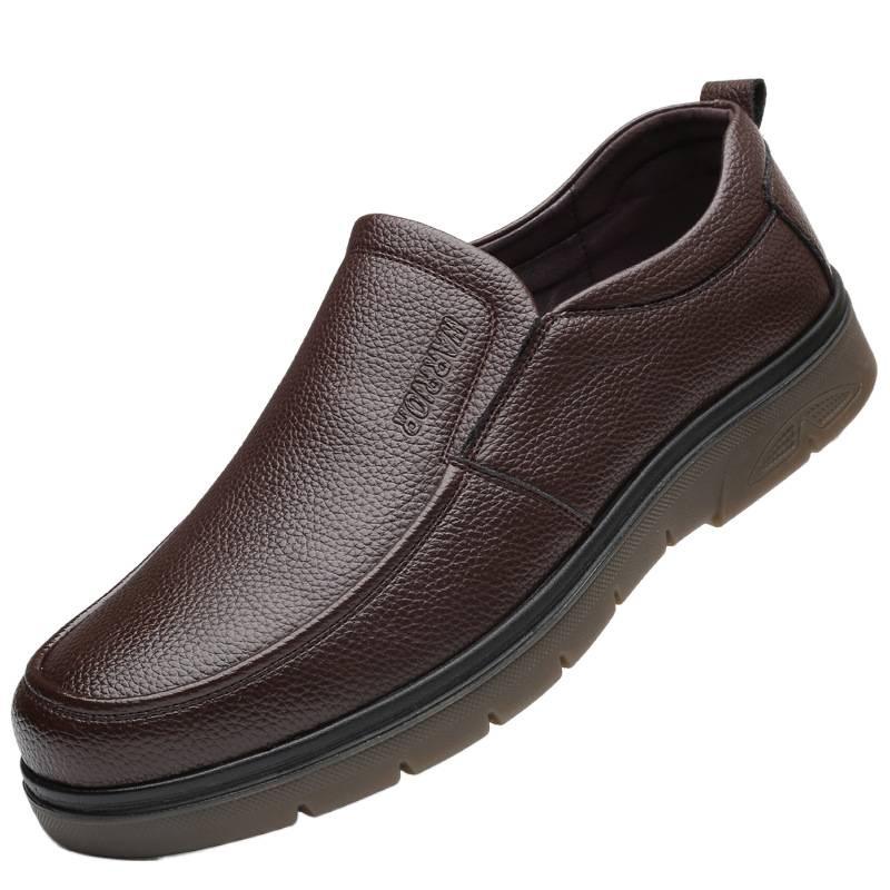 Warrior Herren Echtleder Atmungsaktiv Rutschfest Freizeitschuhe