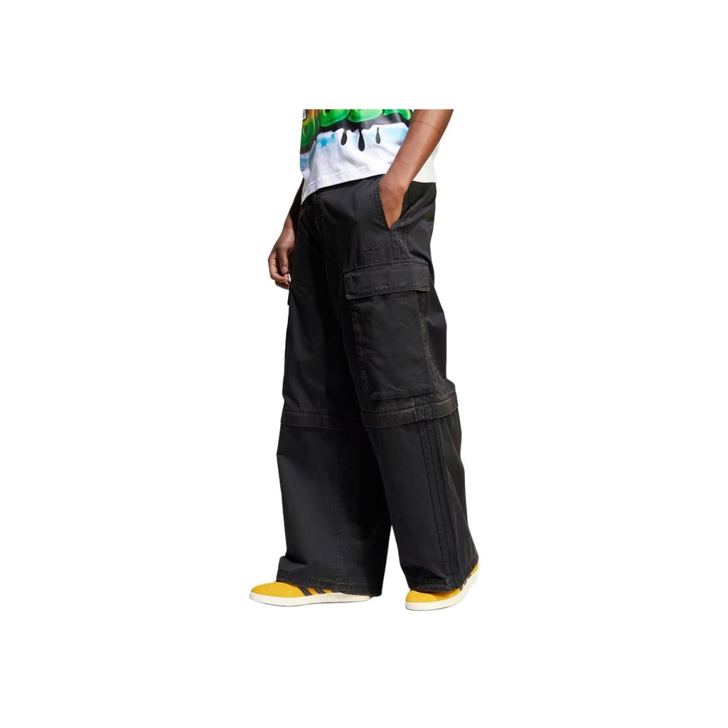 adidas Oryginalne Adilenium Luźne Spodnie Cargo Sportowe Codzienne Męskie Czarne JY6293