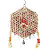 Hanging Small Animal Chew Toy for Bird Parrots Chewing Toy Rattan Shredded Paper for Chewing Teeth Grinding 6XDE