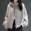 Lightweight Autumn/Winter Jacket Women's Fashion Lightweight Hooded Loose Parker Down Cotton Coat Women's