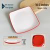 777 Two-tone Melamine Square Serving Plate