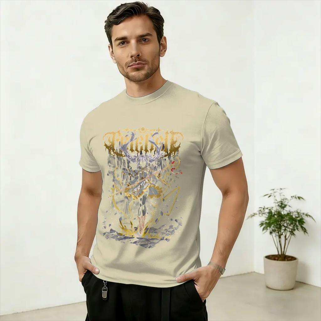Anime Macht 100 Cotton TShirt For Unisex Summer Y2K Retro T Shirts Breathable Hip Hop Tee Shirt Oversize Custom DIY Clothes