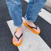 Slippers men's summer flip-flops men's non-slip soft bottom student personality leisure beach pinch foot cool slippers