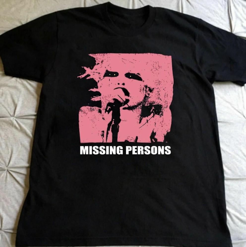 Vintage Missing Persons Cotton Hot T Shirt Unisex T-Shirt XXXXL